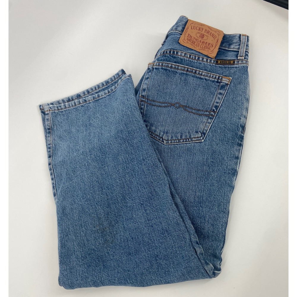 Lucky Brand Women's Dungarees American Bootleg Classic Jeans Medium Wash Size 34